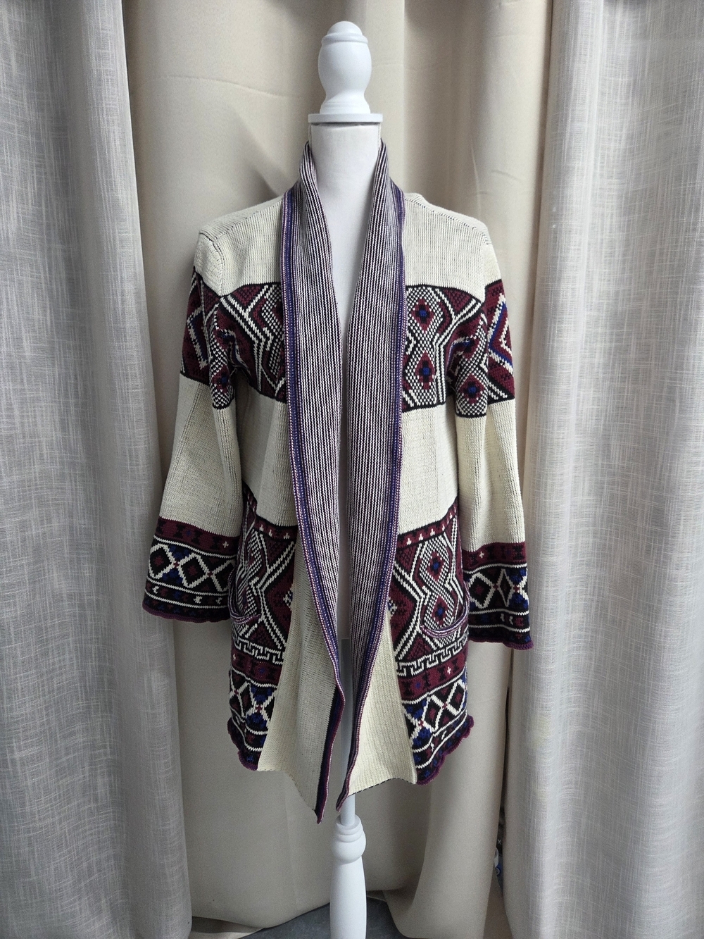 Forever 21 Cardigan Southwestern Western Boho-chic Rustic Size L